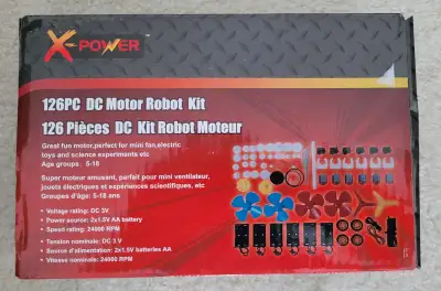 126PC DC Motor Robot Kit, View more