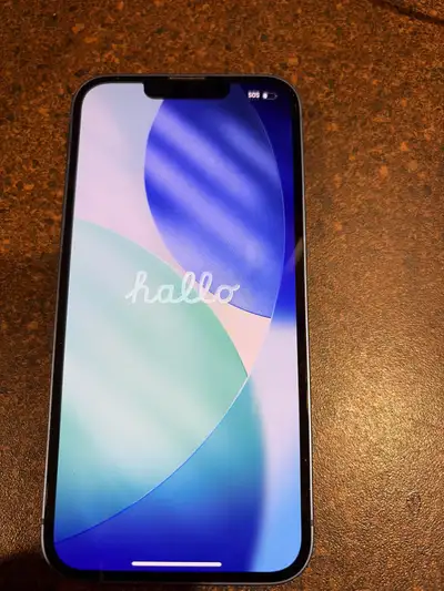 Blue IPhone 13! 128GB 82% battery health