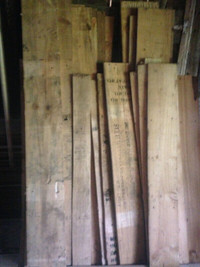 used rough cut used boards  and posts