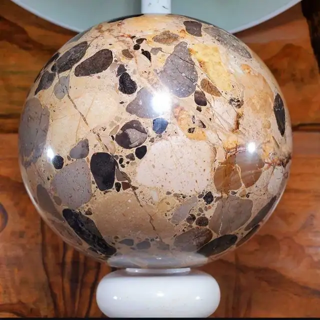 Vintage terrazzo marble lamp in Arts & Collectibles in City of Toronto - Image 10