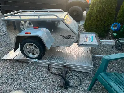 Great condition trailer and tires, pulls easily. Located in Oliver $1600 obo