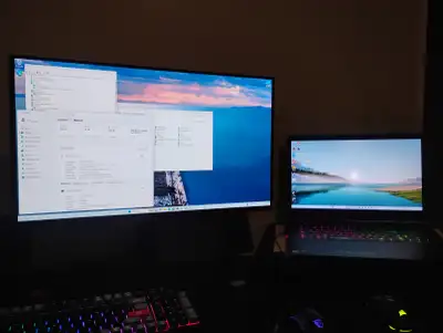 Desktop computer set up gaming msi, View more