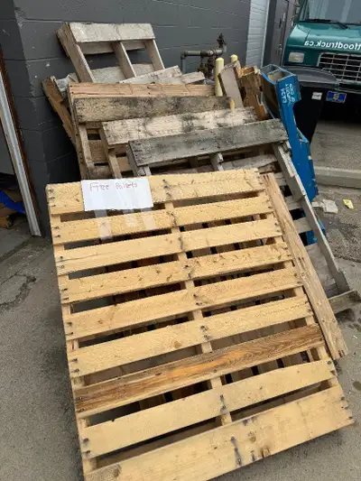 FREE WOOD PALLETS – PICKUP ONLY, View more