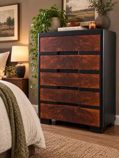 MCM/ Vintage/ Fitton-Parker Walnut dresser/Fully Refinished, View more