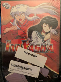 Inuyasha dvd collection season 1-7 and movie 1-4 New and sealed!