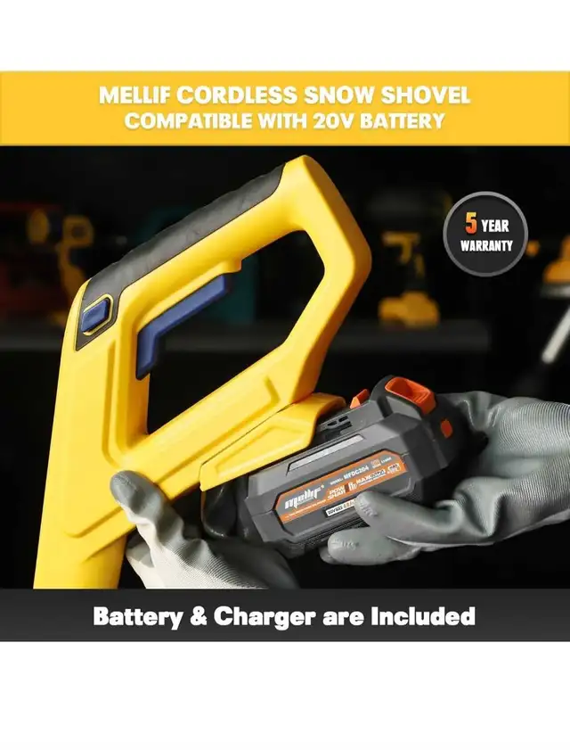 Mellif Cordless Snow Shovel in Snowblowers in City of Toronto - Image 3