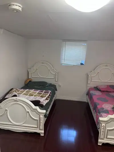 2 bedroom basement 1 room rent to girl and 2 room available for girls only. Shared bathroom and kitc...