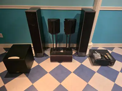 Full home polk audio set up., View more