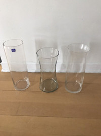 Variety of Glass Vases - Vases En Verre