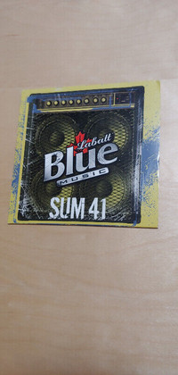 Sum 41 CD Sampler Labatt Blue 3 Track Aquarius Records Rare OOP