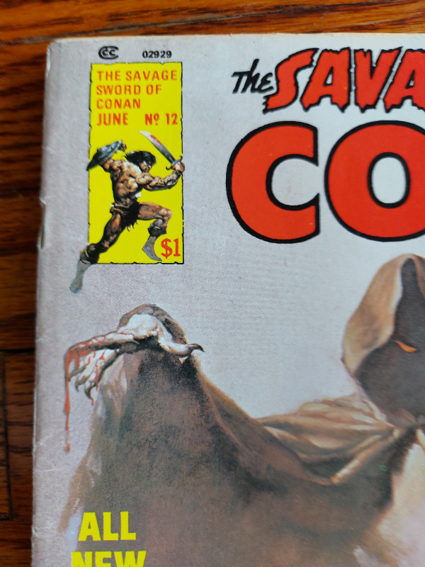 The SAVAGE SWORD OF CONAN #12 MARVEL MAGAZINE 1976 in Comics & Graphic Novels in Mississauga / Peel Region - Image 2
