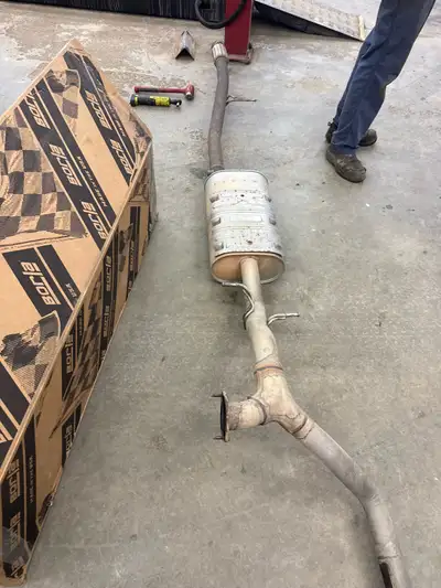 Selling off my stock exhaust from my 2022 Chev Trail Boss LT. I ended up with aftermarket Borla Exha...