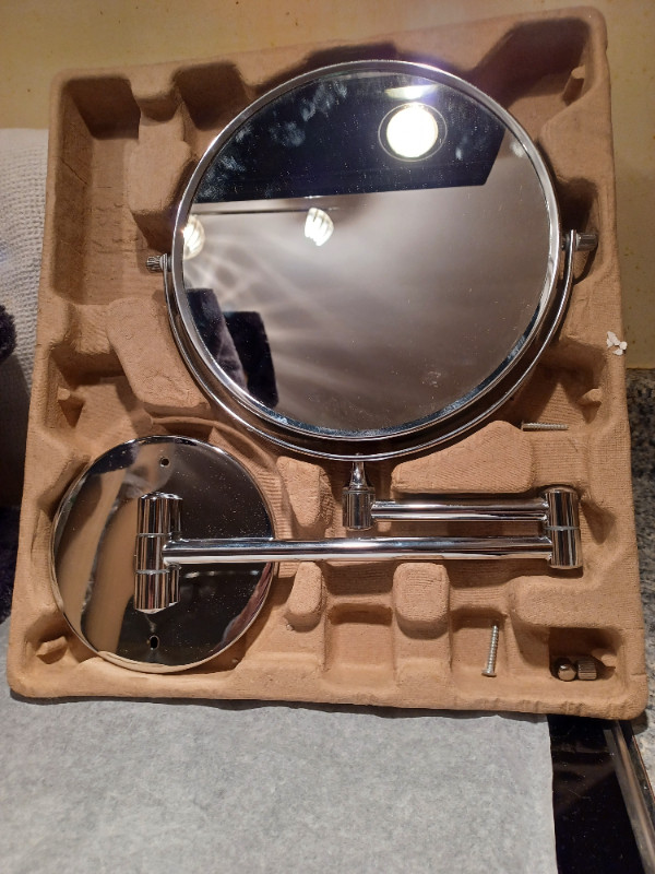 Mirror - Magnifying Two Sided Makeup, 8in - $25 in Bathwares in Oshawa / Durham Region