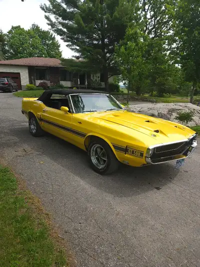 1969 Mustang Convertible. Restored with Shelby GT500 body panels in California. Shelby power train....
