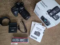 Canon 80D with 18-135mm lens