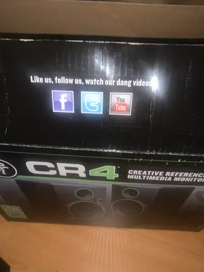CHRISTMAS SALE! New Mackie CR4  4” monitors (pair), View more