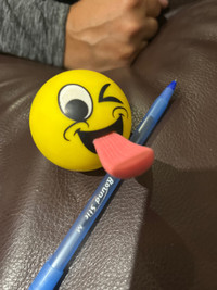 Emoji ball with tongue 