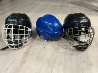 Bauer ReAkt Helmets With Cages 