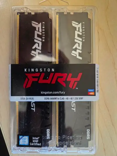 Kingston Fury 32GB (2x16) DDR5 RAM kit new in box, View more