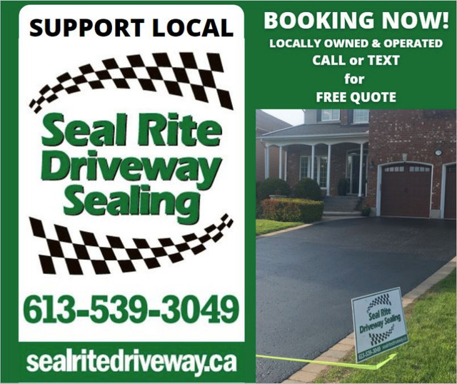 Thinking of Selling? Instant Curb Appeal - Seal Your Driveway! in Interlock, Paving & Driveways in Kingston