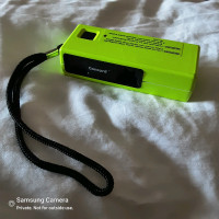 1980s Concord Neon Green Compact 110 film cartridge camera