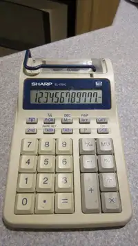 Sharp printing calculator