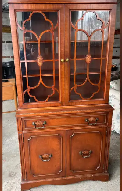 Wood & Glass Hutch, View more