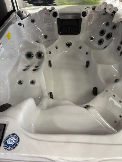 Home  Show Hot Tub Sale 9.5 foot hot tub with lounger, View more