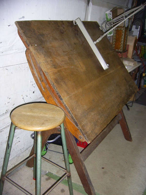 vintage drafting/drawing table in Arts & Collectibles in Edmonton