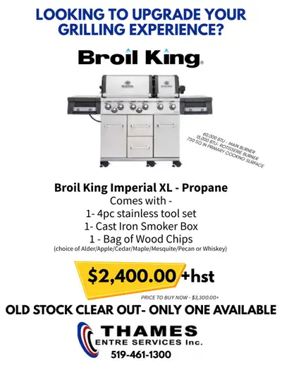 **NEW** BROIL KING IMPERIAL XL - PROPANE, View more