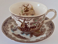 Antiquité Collection Ensemble tasse-soucoupe porcelaine Japon
