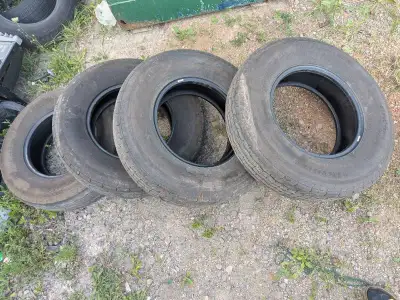 Trailer tires all 4 for $140 obo can be installed