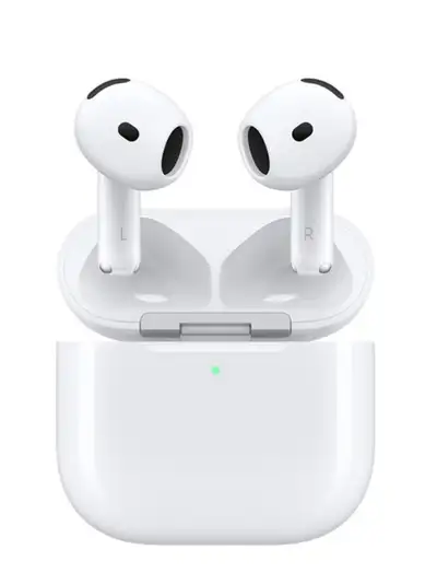 These Apple AirPods deliver high-quality audio and are in excellent condition. They feature spatial...