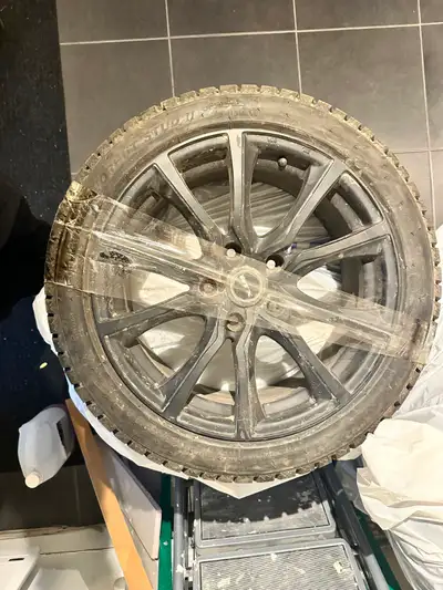 Set of 4 winter tires in excellent condition, including 4 rims (mags). Size: 225/45 R17 94H Price: $...