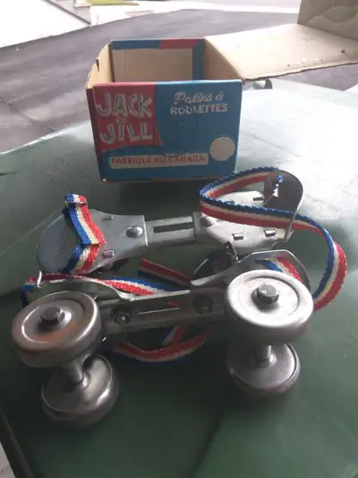 vintage roller skates metal, View more