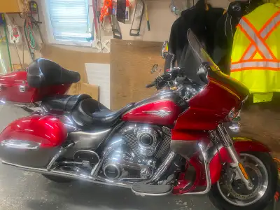 I have for sale a 2014 Kawasaki Vulcan Voyager 1700 with 46000 km bike is in mint condition bike ins...