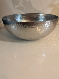 Handcrafted Hammered Stainless Steel Bowl