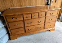 Solid oak dresser