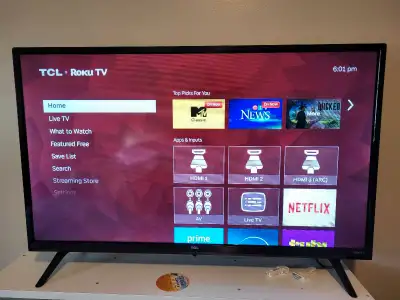 32" Smart TV with remote, View more