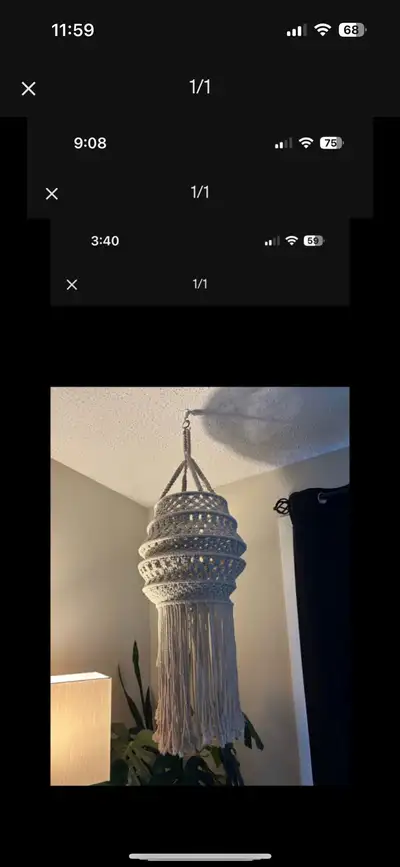 Hanging macrame, View more