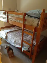 Solid Wood Twin Bunk Beds, Invermere BC