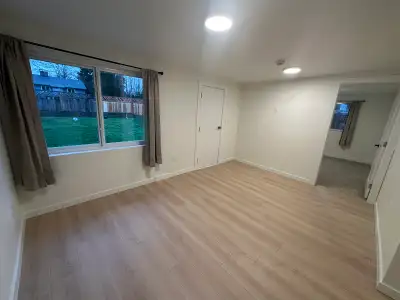 Spacious and clean two bedroom basement suit available immediately in a peaceful and family oriented...