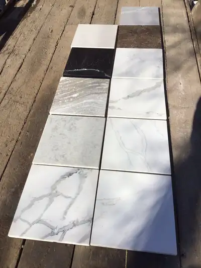 New 12" x 12" Cutting boards, granite, or marble made- each $20, View more