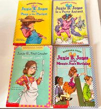 Junie B. Jones Series books by Barbara Park  #6, 8, 10, 15, 19