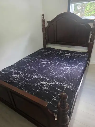 Queen bed frame, View more