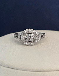 14K Gold Custom Crafted Natural Diamond Ring*Certified at $3,150
