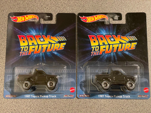 Hot wheels Back to the future Toyota pickup truck Hilux in Toys & Games in Markham / York Region