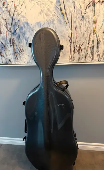 Gorgeous, sleek, protective and light oversized carbon composite cello cases available. NEW Primo Br...