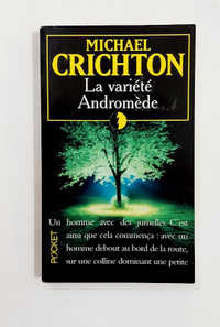 Roman - Michael Crichton - LA VARIÉTÉ ANDROMÈDE - Livre de poche