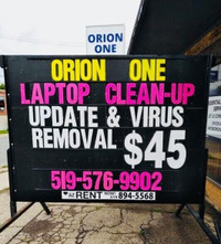 Laptop & Computer Clean-Ups now only $45!